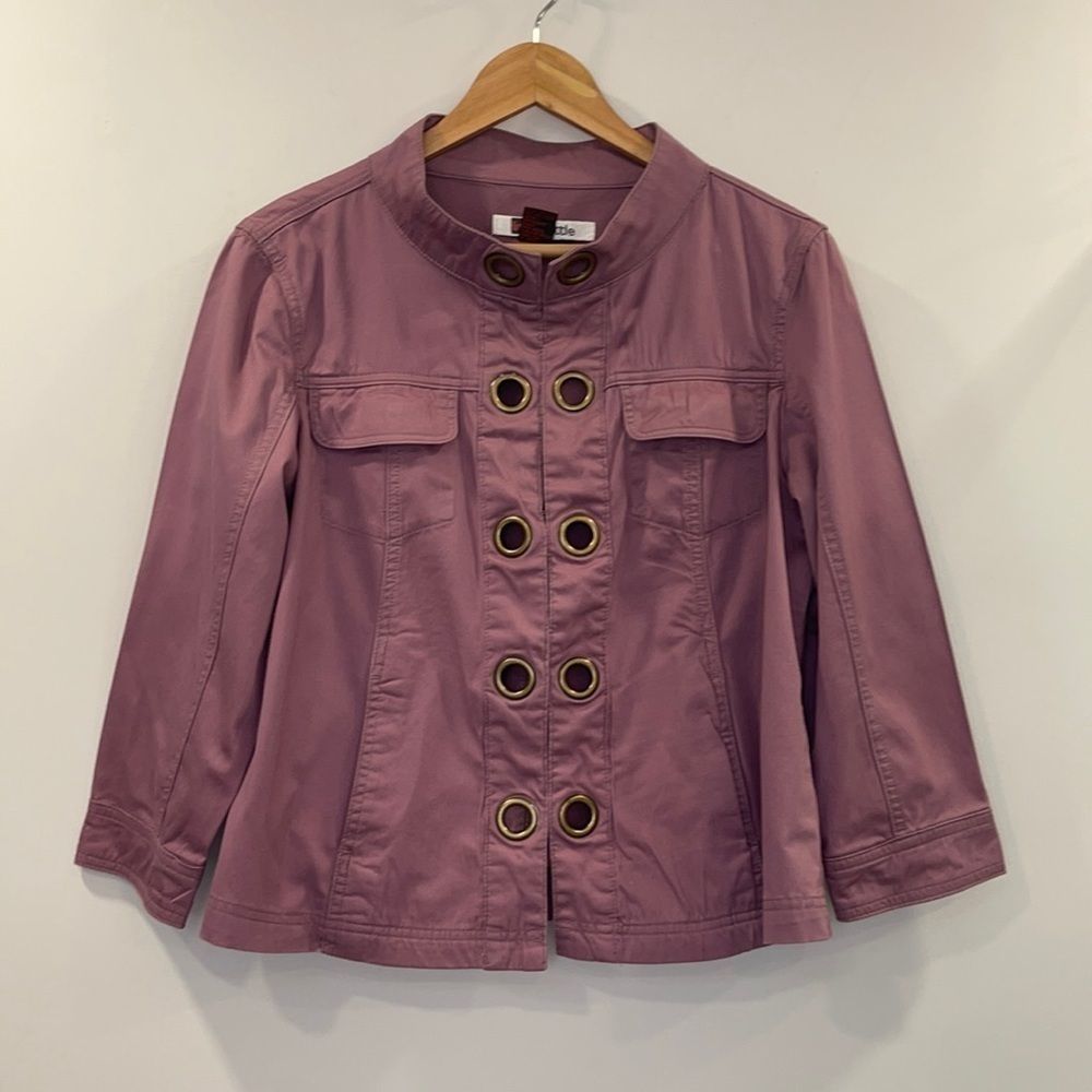 Live a Little Grommet Jacket sz M